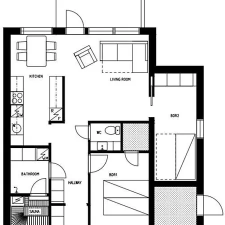 Aurora - 2bdr+ Wifi + Sauna 로바니에미